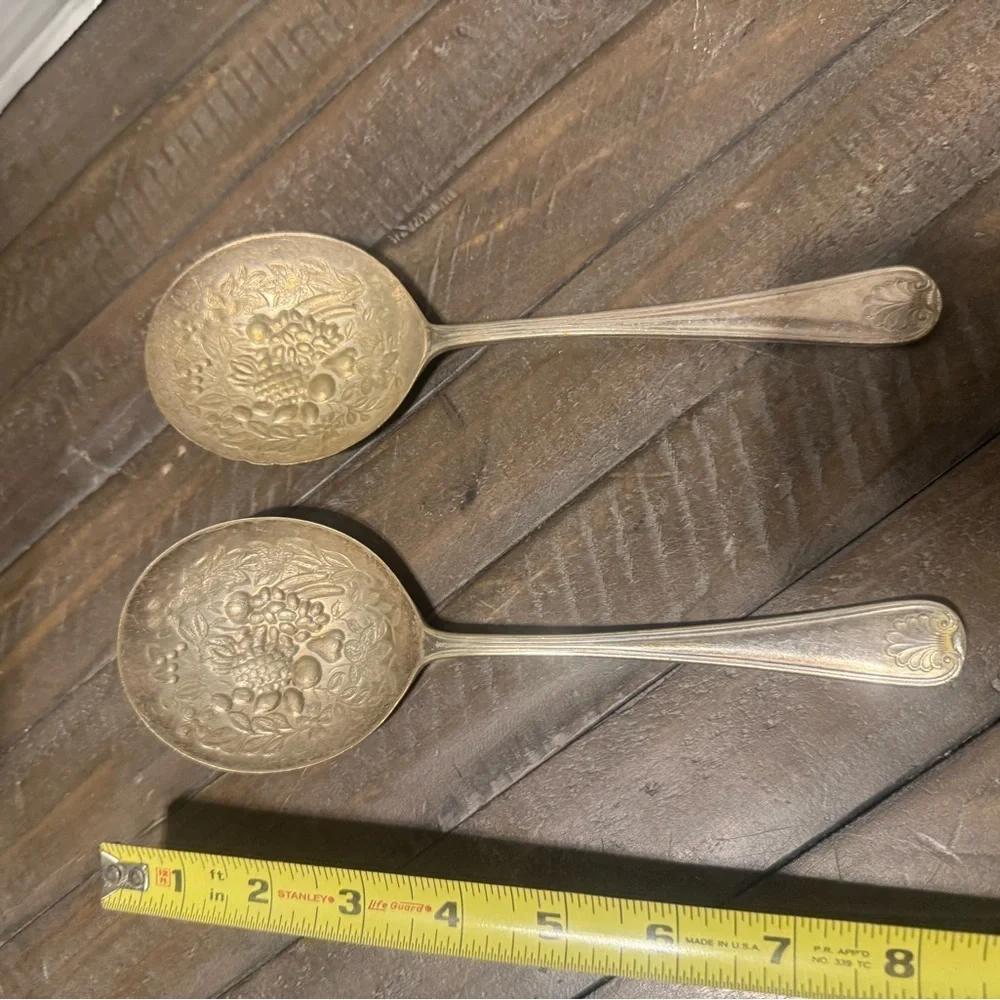 EPNS Sheffield England Serving Spoon Set